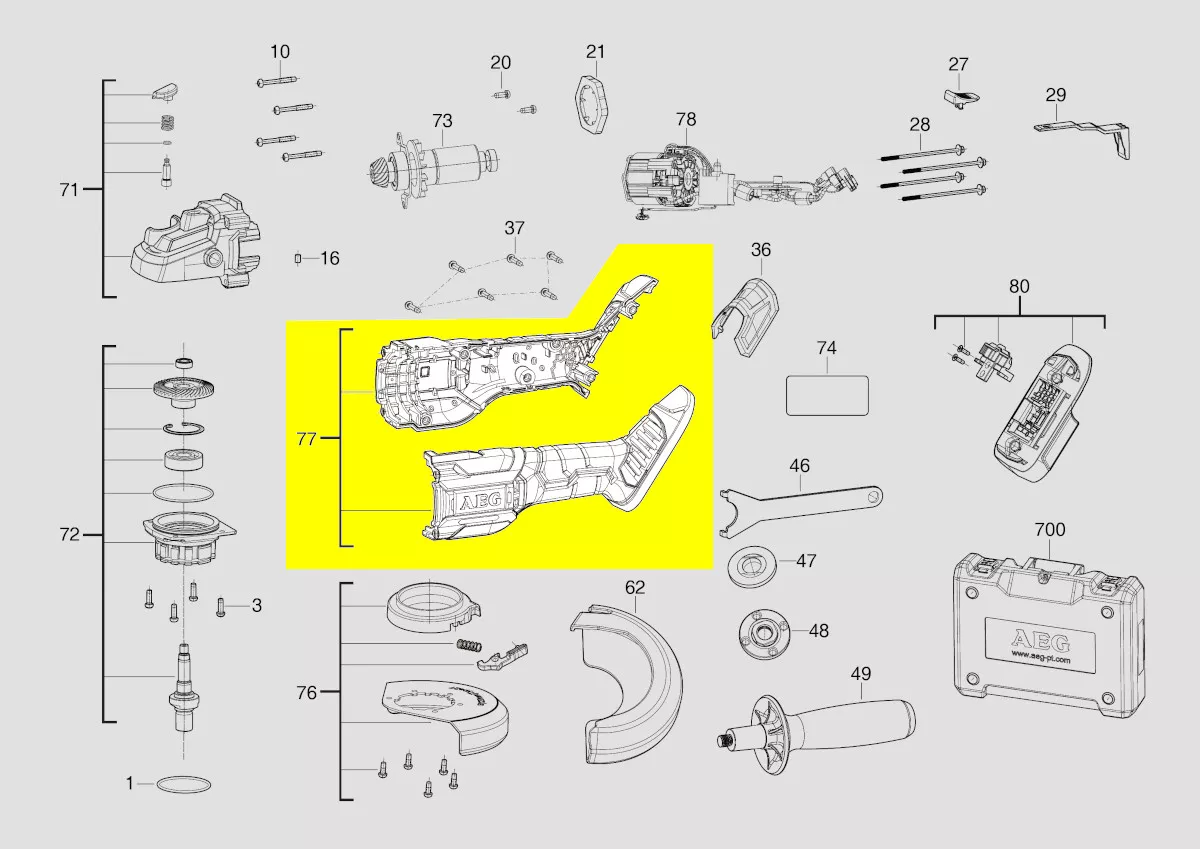 coquille / boitier réf. 4931466495 AEG